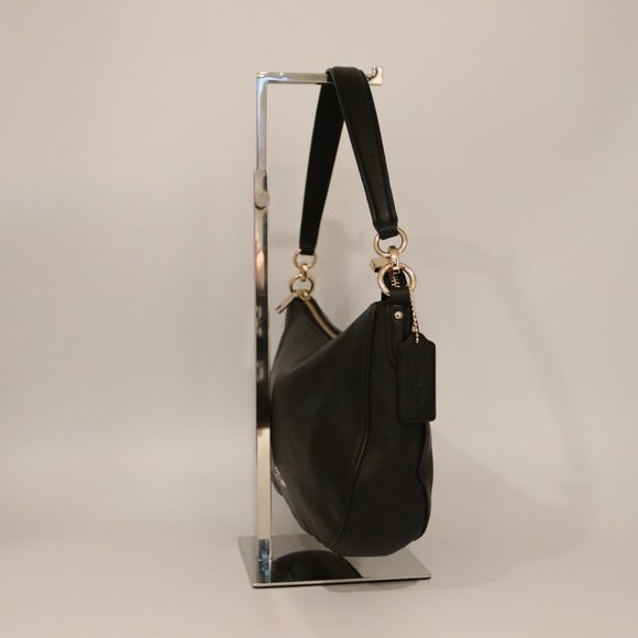 Coach Chelsea Black Shoulder Bag Like New Sale Iconic Auth - Picture 5 of 13